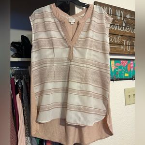 Anthropologie Blush Blouse